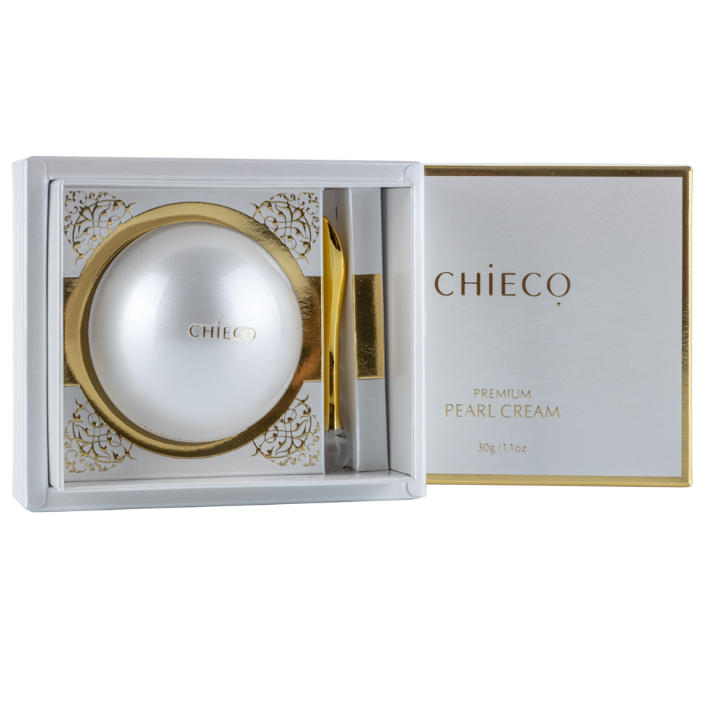CHIECO Premium Pearl Cream (30г) – люксовый питательный крем с экстрактом японского жемчуга Акойя