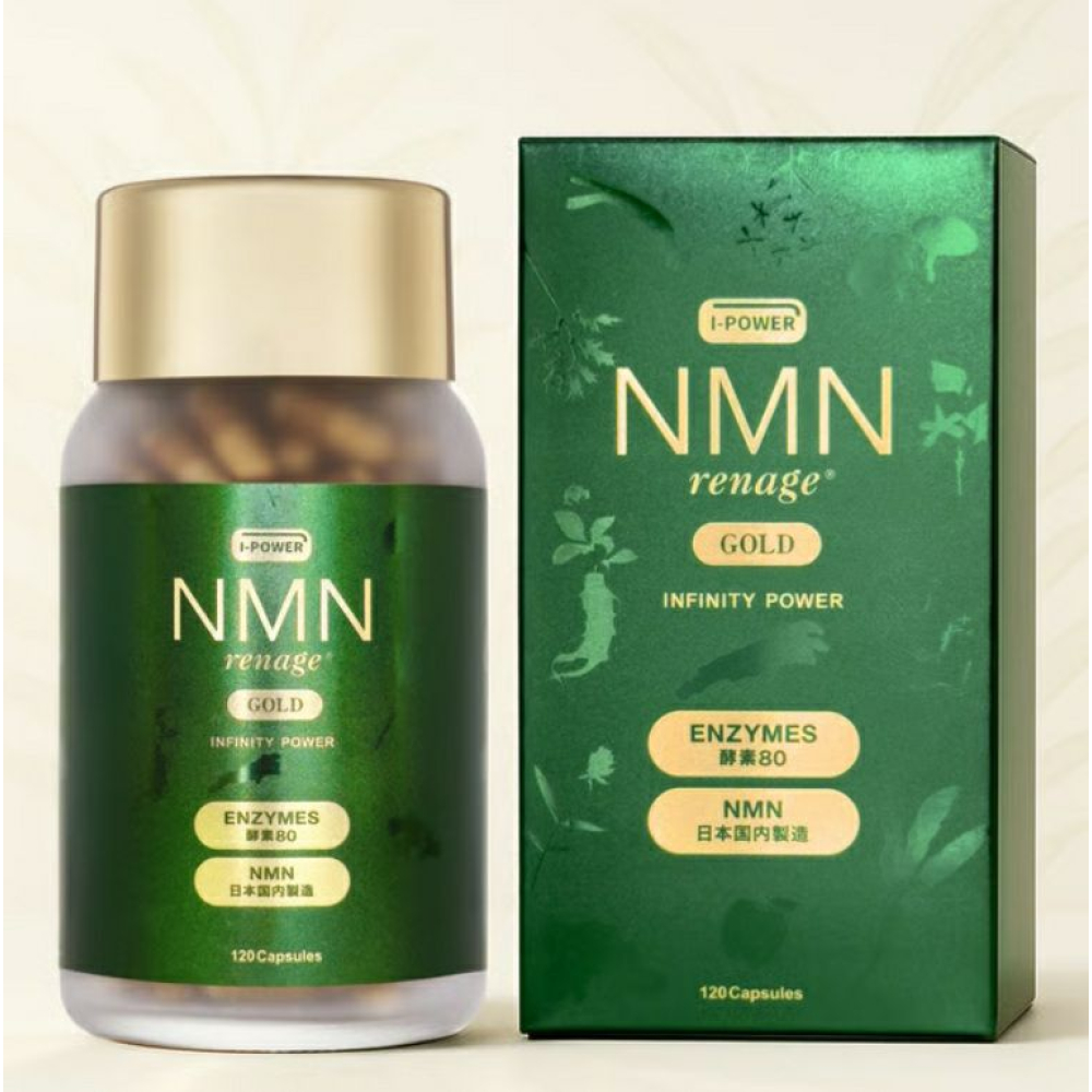 GOLD INFINITY POWER NMN&HARB RENAGE (120капсул) -  NMN з ферментом диких трав