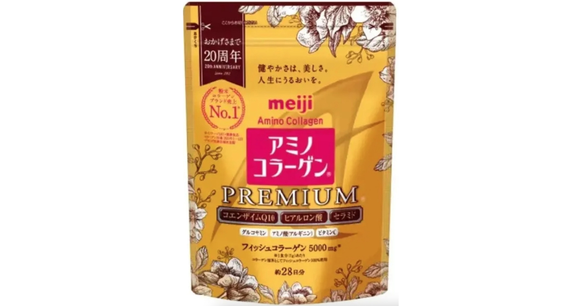 Колаген морський японський Meiji Amino Collagen Premium (196г:28